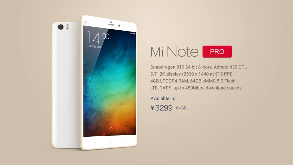 Harga xiaomi mi note pro