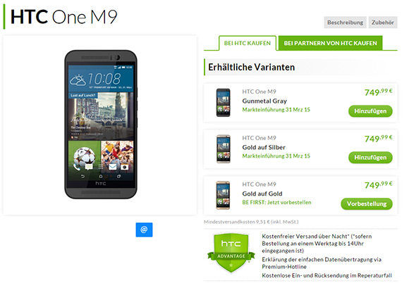 HTC One M9
