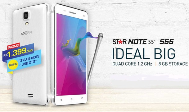 Harga dan Spesifikasi Advan Star Note S55